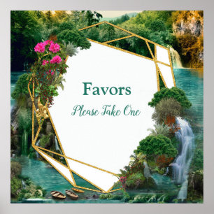 Viering bij het Magische Fantassmeer Poster