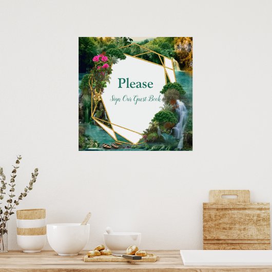 Viering bij het Magische Fantassmeer Poster (Keuken)