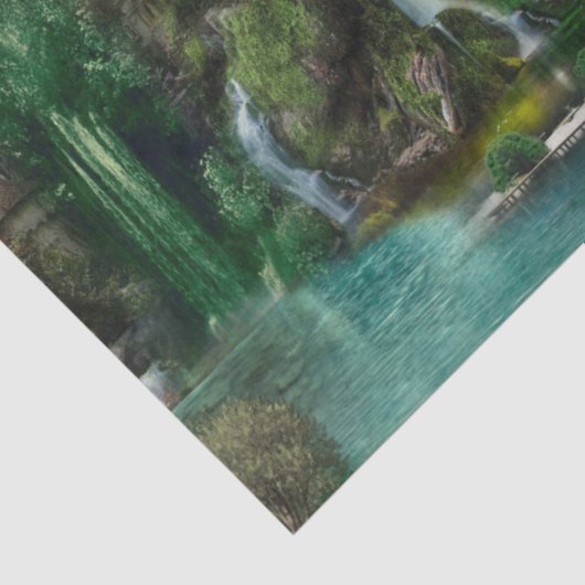 Viering bij het Magische Fantassmeer Tissuepapier (Detail)