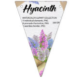  viering Bunting Banner Flags met (Tweede vlag)