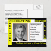 Viering chemie 5 uitnodiging briefkaart (Voorkant / Achterkant)