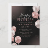 Viering Classy Minimaal 30e Verjaardagsfeest Kaart (Voorkant)