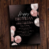 Viering Classy Minimaal 30e Verjaardagsfeest Kaart