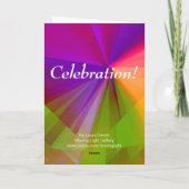 Viering! Feestdagen Kaart (Achterkant)