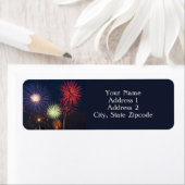 Viering Fireworks Return Address Label (Insitu)