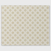 Viering | Gouden Tralie Cadeaupapier (Vlak)