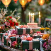 Viering Groene Kleur #325513 Cadeaupapier