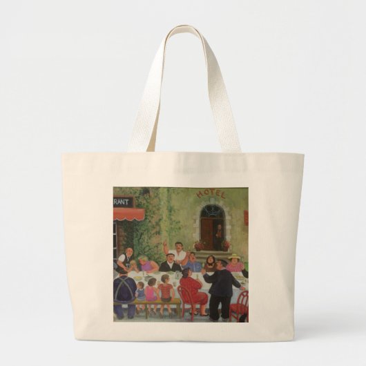 Viering Grote Tote Bag (Voorkant)