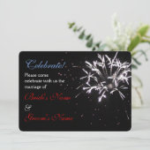 Viering Huwelijk rood/wit/blauw 2 Kaart (Staand voorkant)