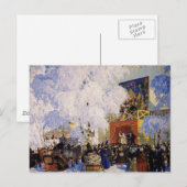 Viering in de stad briefkaart (Voorkant / Achterkant)