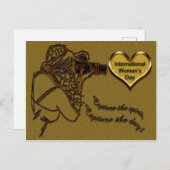 Viering - Internationale dag van de vrouw Briefkaart (Voorkant / Achterkant)