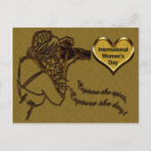 Viering - Internationale dag van de vrouw Briefkaart (Voorkant)