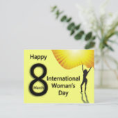 Viering - Internationale dag van de vrouw Briefkaart (Staand voorkant)