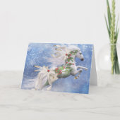 "Viering" kerstkaart Feestdagen Kaart (Voorkant)