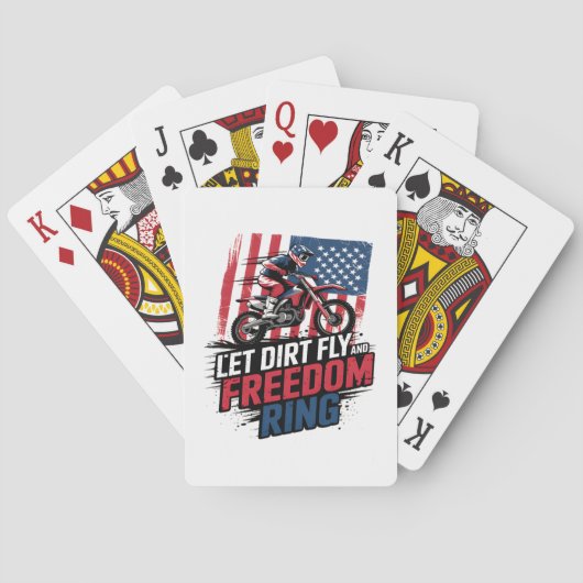 Viering - Laat vrijheid klinken Pokerkaarten (Achterkant)