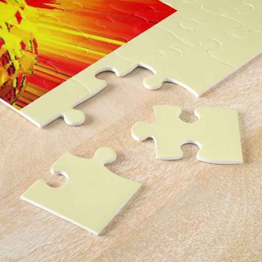 Viering leuke kunst legpuzzel (Zijkant)