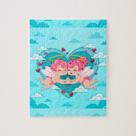 Viering Liefdesharten Legpuzzel (Verticaal)