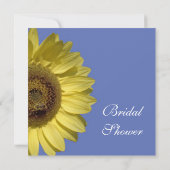 Viering met zonnebloemen. Vrijgezellenfeest zomer Kaart (Achterkant)