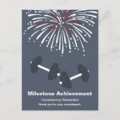 Viering mijlpaal Bedankt voor uw inzet Briefkaart (Voorkant)