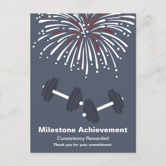 Viering mijlpaal Bedankt voor uw inzet Briefkaart (Voorkant)