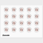 Viering Modern Doodle Ronde Sticker (Vel)