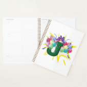 Viering Monogram Letter J met Ballonnen Planner (Display)
