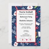 Viering nabestaandenfeest marine blauw wit kaart (Achterkant)