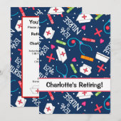 Viering nabestaandenfeest marine blauw wit kaart (Voorkant / Achterkant)