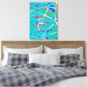 Viering No. 2 Canvas Afdruk (Insitu (Slaapkamer))