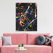Viering No. 3 Canvas Afdruk (Insitu (Woonkamer))