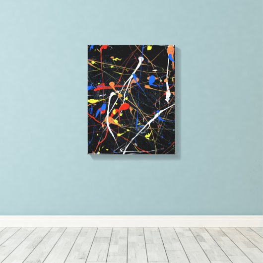 Viering nr. 3 canvas afdruk (Insitu (Houten vloer))