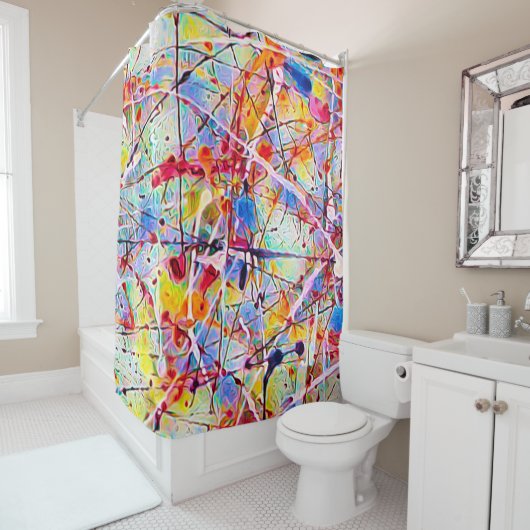 Viering nr. 4 douchegordijn (In situ)