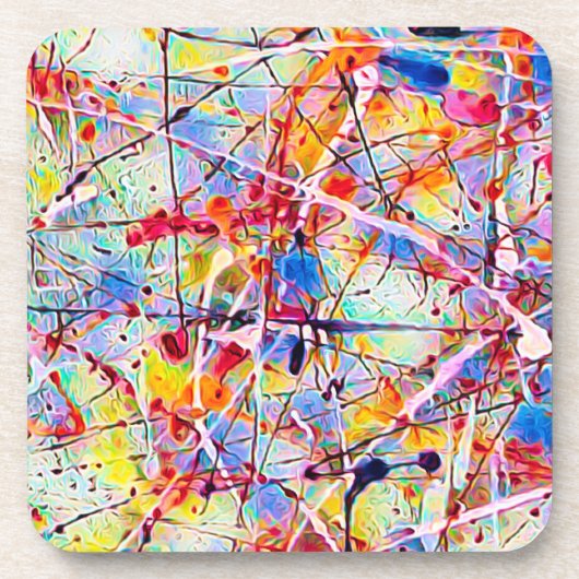 Viering Nr. 4 Drankviltje Bier Onderzetter (Voorkant)