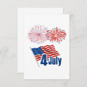 Viering op 4 juli informatiekaartje (Voorkant / Achterkant)