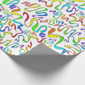 Viering (op wit) cadeaupapier (Hoek)