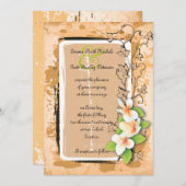  viering oranje uitnodiging (Voorkant / Achterkant)