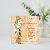 viering oranje uitnodiging (Staand voorkant)