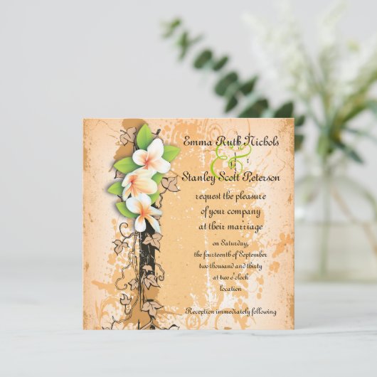  viering oranje uitnodiging (Staand voorkant)