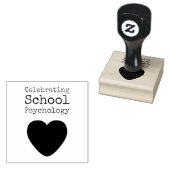Viering School Psychologie Rubber Stamp Rubberstempel (Gestempeld)