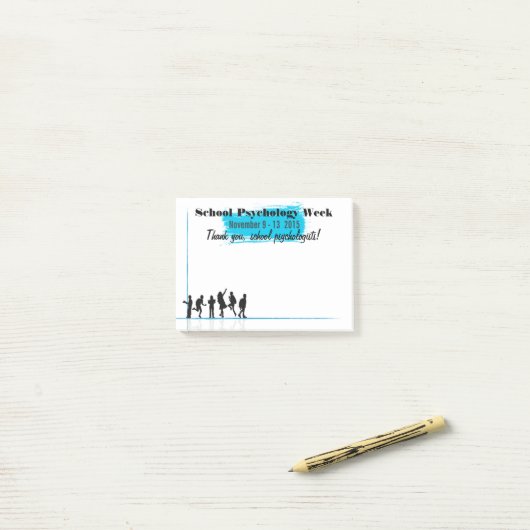 Viering schoolpsychologische week 2015 Post-its Post-it® Notes (Op bureau)