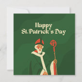 Viering St. Patrick's Dag Feestdagenkaart (Voorkant)