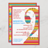 Viering Stripes nummer 2 Tweede verjaardag Kaart (Voorkant / Achterkant)