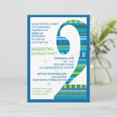 Viering Stripes nummer 2 Tweede verjaardag Kaart (Staand voorkant)