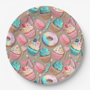 Viering Sweet Desserts Papieren Bordje