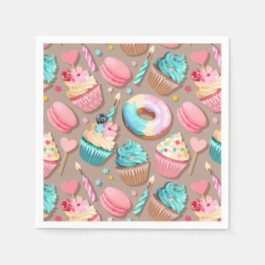 Viering Sweet Desserts Servet (Voorkant)