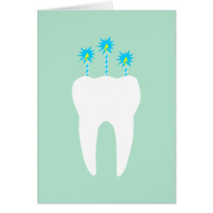 Viering tand met kaarsen