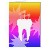 Viering tand met kaarsen (Voorkant)