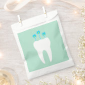 Viering tand met kaarsen bedankzakje (Geknipt)