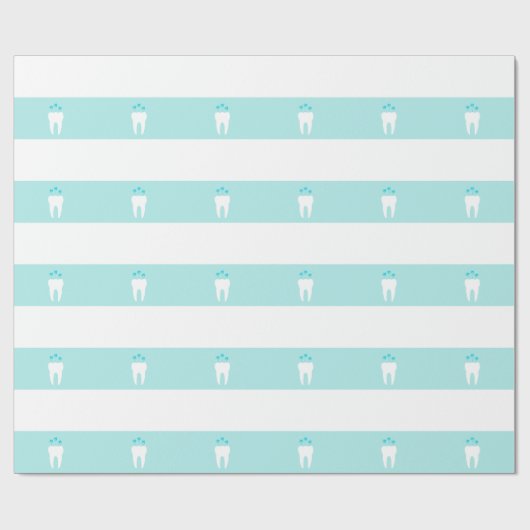 Viering tand met kaarsen cadeaupapier (Vlak)