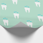 Viering tand met kaarsen cadeaupapier (Hoek)